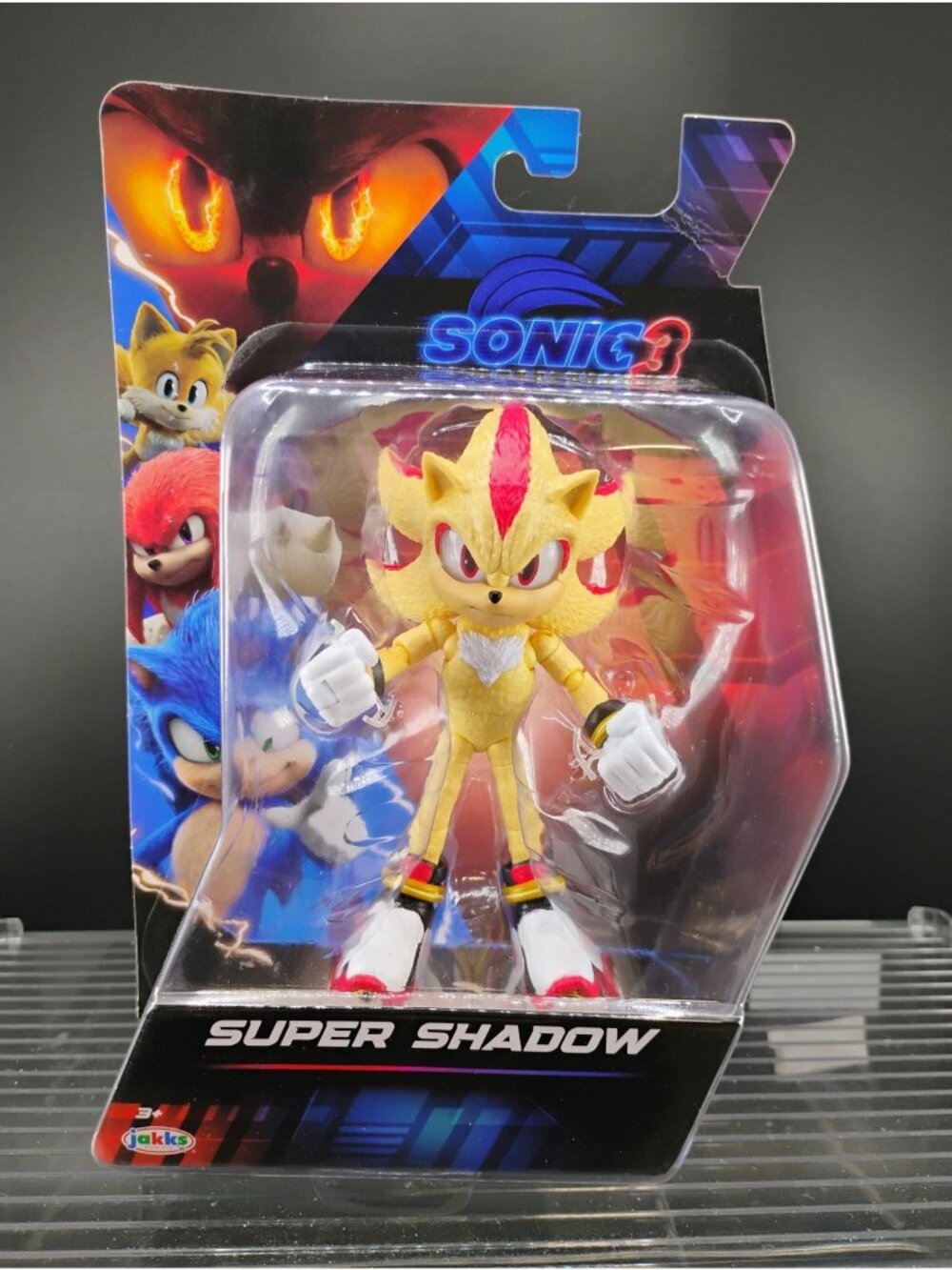 Super Shadow Sonic The Hedgehog 3 Action Figure By Jakks